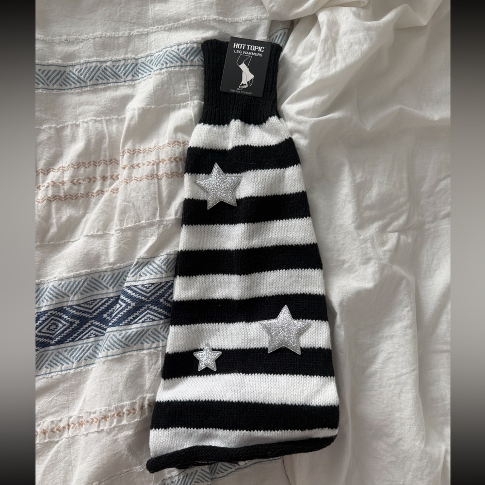 Star Striped Leg Warmers